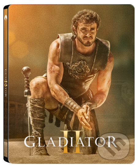 Film: Gladiátor II - Ultra HD Blu-ray (steelbook Zlatý) (Ridley Scott) (UltraHDBlu-ray). Magicbox, 2025 Film: Gladiátor II - Ultra HD Blu-ray (steelbook Zlatý) (Ridley Scott) (UltraHDBlu-ray). Magicbox, 2025