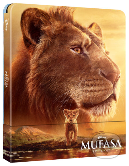 Film: Mufasa: Lví král Ultra HD Blu-ray - Ltd. steelbook (Barry Jenkins) (Steelbook). Magicbox, 2025 Film: Mufasa: Lví král Ultra HD Blu-ray - Ltd. steelbook (Barry Jenkins) (Steelbook). Magicbox, 2025