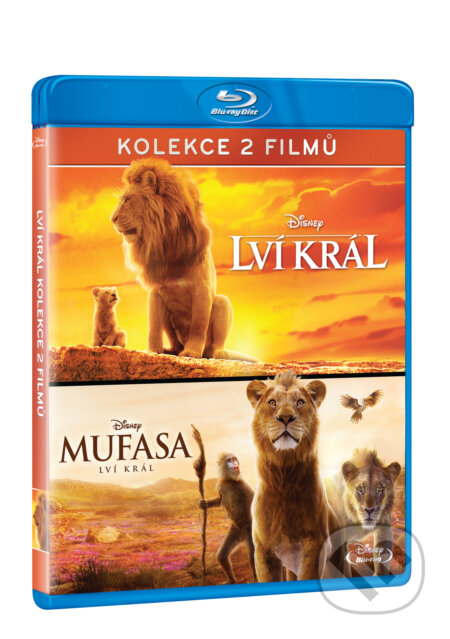 Film: Lví král (2019) + Mufasa: Lví král (Magicbox) (Blu-ray). Magicbox, 2025 Film: Lví král (2019) + Mufasa: Lví král (Magicbox) (Blu-ray). Magicbox, 2025