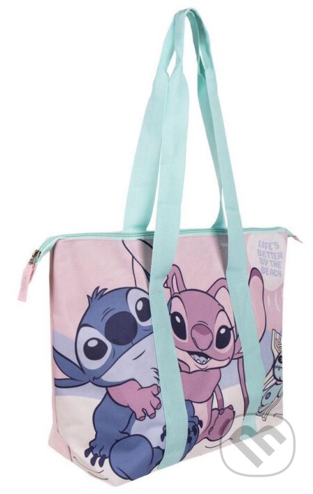 Plážová taška na rameno Disney - Lilo & Stitch: Život je lepší na pláži (). , 2025 Plážová taška na rameno Disney - Lilo & Stitch: Život je lepší na pláži (). , 2025