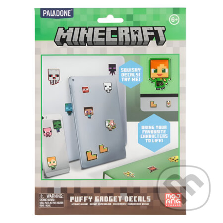 Sada 3D samolepiek Minecraft (Paladone). Paladone, 2025 Sada 3D samolepiek Minecraft (Paladone). Paladone, 2025