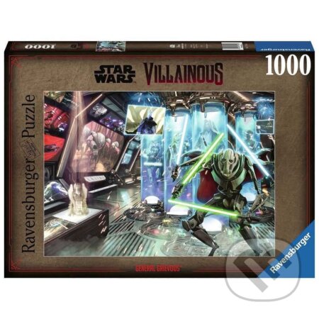 Puzzle: Star Wars Villainous - Generál Grievous (Ravensburger). Ravensburger, 2025 Puzzle: Star Wars Villainous - Generál Grievous (Ravensburger). Ravensburger, 2025