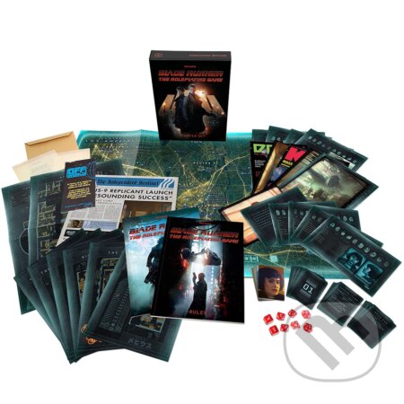 Společenská hra: Blade Runner RPG Starter Set (Free League Publishing). Free League Publishing, 2025 Společenská hra: Blade Runner RPG Starter Set (Free League Publishing). Free League Publishing, 2025