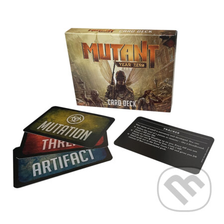 Společenská hra: Mutant: Year Zero Card Set (Free League Publishing). Free League Publishing, 2025 Společenská hra: Mutant: Year Zero Card Set (Free League Publishing). Free League Publishing, 2025