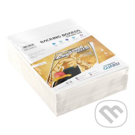 Podklad pro komiksy (UG) Golden Size 19,3 x 26,6 cm, 100 ks (Ultimate Guard). Ultimate Guard, 2025 Podklad pro komiksy (UG) Golden Size 19,3 x 26,6 cm, 100 ks (Ultimate Guard). Ultimate Guard, 2025