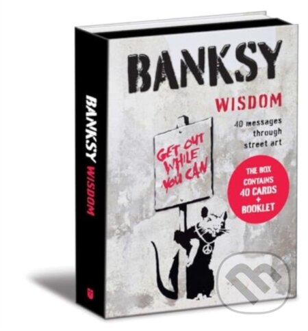 Kniha: Banksy Wisdom (Giulia Manzi). Andrews McMeel, 2025 Kniha: Banksy Wisdom (Giulia Manzi). Andrews McMeel, 2025