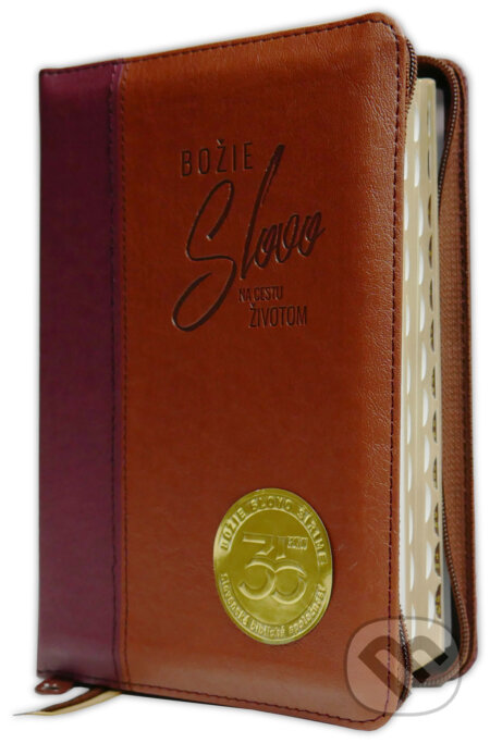 Kniha: Biblia - ekumenický preklad (štandardný formát, hnedá, dvojfarebná, so zipsom, so zlatou oriezkou) (Slovenská biblická spoločnosť). Slovenská biblická spoločnosť, 2025 Kniha: Biblia - ekumenický preklad (štandardný formát, hnedá, dvojfarebná, so zipsom, so zlatou oriezkou) (Slovenská biblická spoločnosť). Slovenská biblická spoločnosť, 2025
