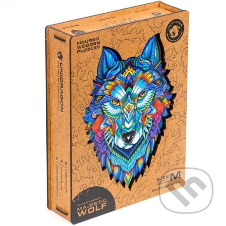 Puzzle: Vlk, velikost M (25x33cm) (Unidragon). Unidragon, 2025 Puzzle: Vlk, velikost M (25x33cm) (Unidragon). Unidragon, 2025