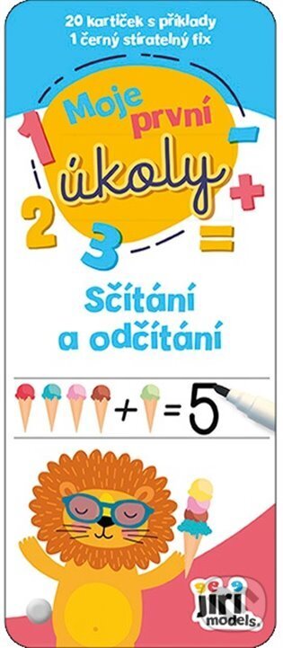 Kniha: Moje první úkoly- Sčítání a odčítání (Jiří Models). Jiří Models, 2025 Kniha: Moje první úkoly- Sčítání a odčítání (Jiří Models). Jiří Models, 2025