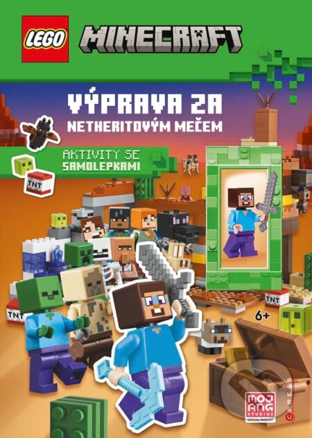 Kniha: LEGO® Minecraft®. Výprava za netheritovým mečem (Autorský kolektiv). CPRESS, 2025 Kniha: LEGO® Minecraft®. Výprava za netheritovým mečem (Autorský kolektiv). CPRESS, 2025