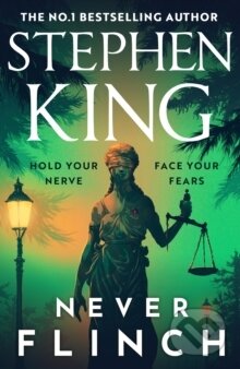 Kniha: Never Flinch (Stephen King). Hodder and Stoughton, 2025 Kniha: Never Flinch (Stephen King). Hodder and Stoughton, 2025