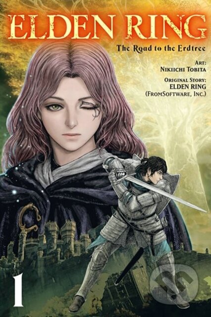 Kniha: Elden Ring: The Road to the Erdtree, Vol. 1 (Nikiichi Tobita). Yen Press, 2023 Kniha: Elden Ring: The Road to the Erdtree, Vol. 1 (Nikiichi Tobita). Yen Press, 2023