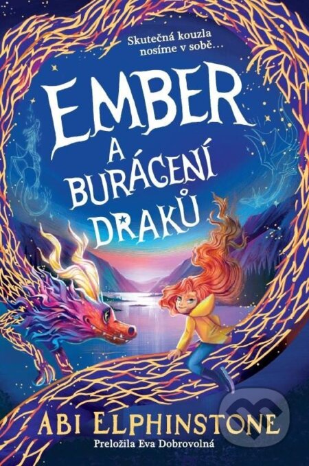 Kniha: Ember a burácení draků (Abi Elphinstone). Pikola, 2025 Kniha: Ember a burácení draků (Abi Elphinstone). Pikola, 2025