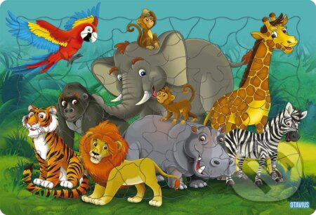 Logické puzzle - Zvieratká džungľa, OTAVIUS