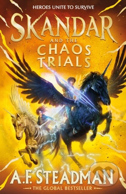 Kniha: Skandar and the Chaos Trials (A.F. Steadman). Simon & Schuster, 2025 Kniha: Skandar and the Chaos Trials (A.F. Steadman). Simon & Schuster, 2025