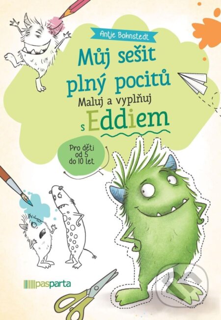 Kniha: Můj sešit plný pocitů (Antje Bohnstedt). Pasparta, 2025 Kniha: Můj sešit plný pocitů (Antje Bohnstedt). Pasparta, 2025