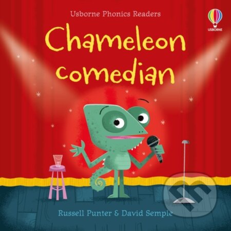Kniha: Chameleon Comedian (Russell Punter). Usborne, 2021 Kniha: Chameleon Comedian (Russell Punter). Usborne, 2021
