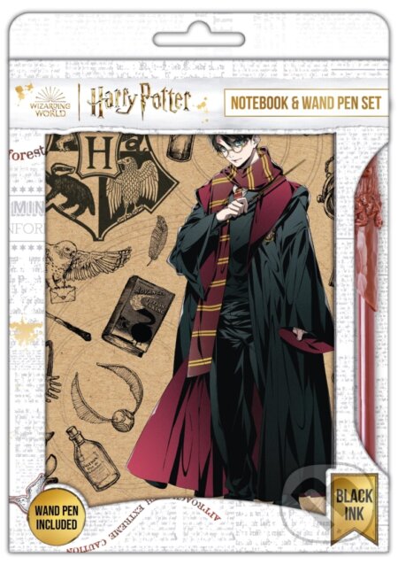 Harry Potter blok s perom (Navy & Gold) DPL6 (Trigo). Trigo, 2025 Harry Potter blok s perom (Navy & Gold) DPL6 (Trigo). Trigo, 2025