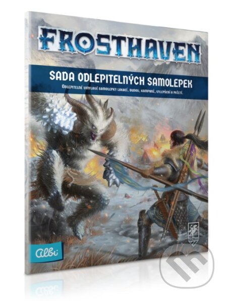 Spoločenská hra: Frosthaven: Odlepiteľné samolepky (Albi). Albi, 2025 Spoločenská hra: Frosthaven: Odlepiteľné samolepky (Albi). Albi, 2025