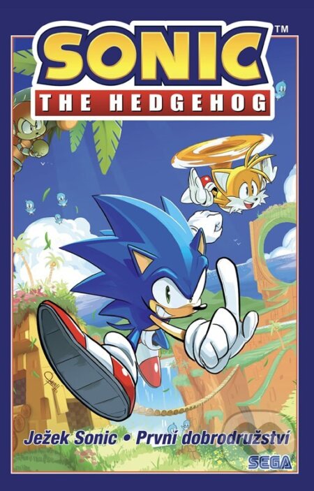 Kniha: Ježek Sonic 1: První dobrodružství (Ian Flynn). Alicanto, 2025 Kniha: Ježek Sonic 1: První dobrodružství (Ian Flynn). Alicanto, 2025