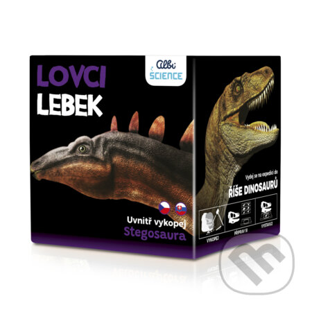 Spoločenská hra: Lovci Lebek - Stegosaurus (Albi). Albi, 2025 Spoločenská hra: Lovci Lebek - Stegosaurus (Albi). Albi, 2025