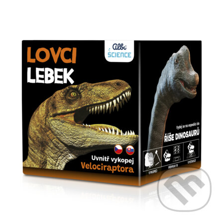 Společenská hra: Lovci Lebek - Velociraptor (Albi). Albi, 2025 Společenská hra: Lovci Lebek - Velociraptor (Albi). Albi, 2025