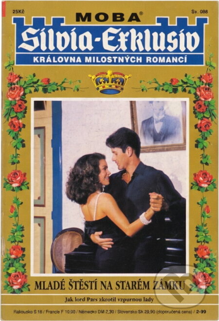 Kniha: Mladé štěstí na starém zámku (Viola Larsen). Moba, 1999 Kniha: Mladé štěstí na starém zámku (Viola Larsen). Moba, 1999