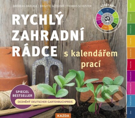 Kniha: Rychlý zahradní rádce s kalendářem prací (Brigitte Goss, Thomas Schuster a Andreas Barlage). Nakladatelství KAZDA, 2025 Kniha: Rychlý zahradní rádce s kalendářem prací (Brigitte Goss, Thomas Schuster a Andreas Barlage). Nakladatelství KAZDA, 2025