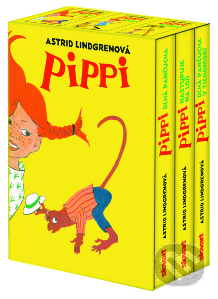 Kniha: Pippi Dlhá pančucha (3-dielny set) (Astrid Lindgren). Slovart, 2025 Kniha: Pippi Dlhá pančucha (3-dielny set) (Astrid Lindgren). Slovart, 2025