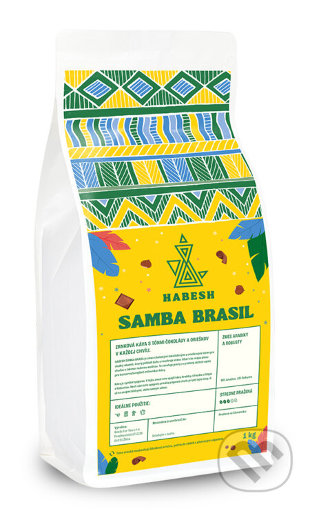 Kávy a čaje: Habesh Samba Brasil (Habesh). Habesh, 2025 Kávy a čaje: Habesh Samba Brasil (Habesh). Habesh, 2025