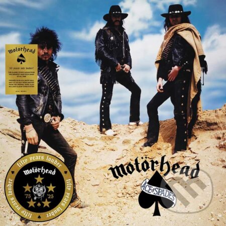 Hudobné CD: Motorhead: Ace Of Spades (50th Anniversary Blue & Whit) LP (Universal Music). Universal Music, 2025 Hudobné CD: Motorhead: Ace Of Spades (50th Anniversary Blue & Whit) LP (Universal Music). Universal Music, 2025