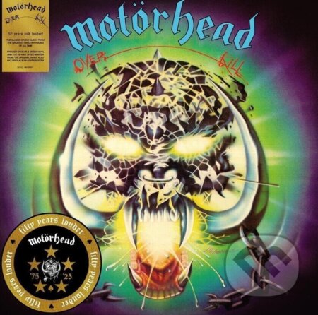 Hudobné CD: Motorhead: Overkill (50th Anniversary Turquoise & Blue) LP (Universal Music). Universal Music, 2025 Hudobné CD: Motorhead: Overkill (50th Anniversary Turquoise & Blue) LP (Universal Music). Universal Music, 2025