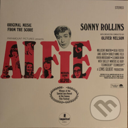 Hudební CD: Sonny Rollins: Alfie LP (Universal Music). Universal Music, 2025 Hudební CD: Sonny Rollins: Alfie LP (Universal Music). Universal Music, 2025