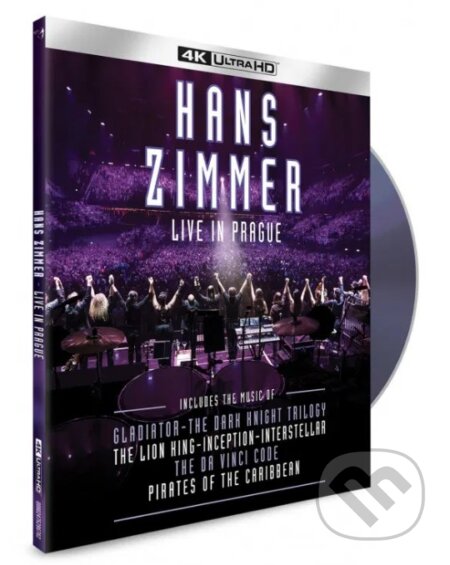 Film: Hans Zimmer: Live In Prague 2016 / UHD (Hans Zimmer) (DVD). Universal Music, 2025 Film: Hans Zimmer: Live In Prague 2016 / UHD (Hans Zimmer) (DVD). Universal Music, 2025