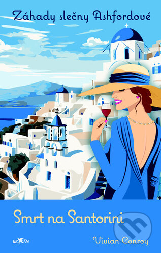 Kniha: Záhady slečny Ashfordové - Smrt na Santorini (Vivian Conroy). Alpress, 2025 Kniha: Záhady slečny Ashfordové - Smrt na Santorini (Vivian Conroy). Alpress, 2025