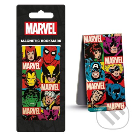 Magnetická záložka Marvel - Retro Grid (Pyramid International). Pyramid International, 2025 Magnetická záložka Marvel - Retro Grid (Pyramid International). Pyramid International, 2025