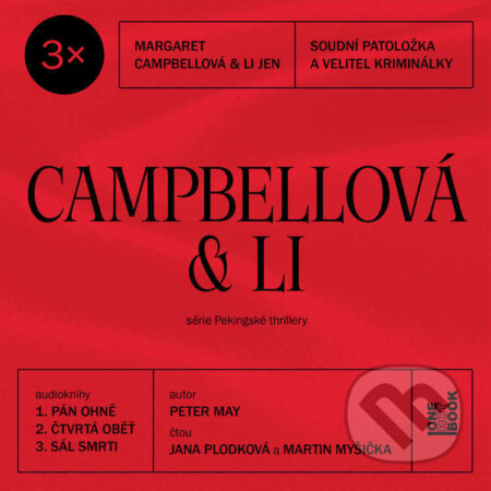Audiokniha: 3x Campbellová & Li #1 (Peter May). OneHotBook, 2025 Audiokniha: 3x Campbellová & Li #1 (Peter May). OneHotBook, 2025