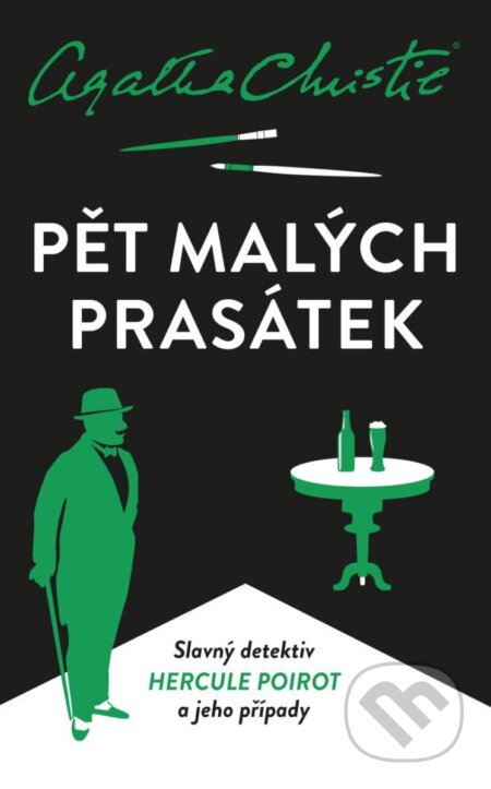 Kniha: Pět malých prasátek (Agatha Christie). Kalibr, 2025 Kniha: Pět malých prasátek (Agatha Christie). Kalibr, 2025