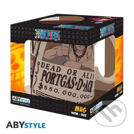 One Piece Hrnček Wanted Ace 460 ml (ABYstyle). ABYstyle, 2025 One Piece Hrnček Wanted Ace 460 ml (ABYstyle). ABYstyle, 2025