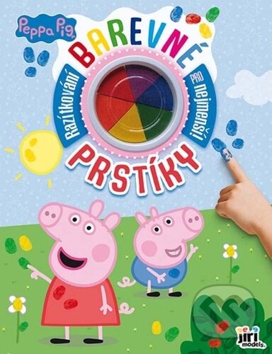 Kniha: Barevné prstíky Prasátko Peppa (Jiří Models). Jiří Models, 2025 Kniha: Barevné prstíky Prasátko Peppa (Jiří Models). Jiří Models, 2025