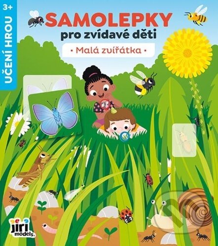 Kniha: Samolepky pro zvídavé děti Malá zvířátka (Jiří Models). Jiří Models, 2025 Kniha: Samolepky pro zvídavé děti Malá zvířátka (Jiří Models). Jiří Models, 2025