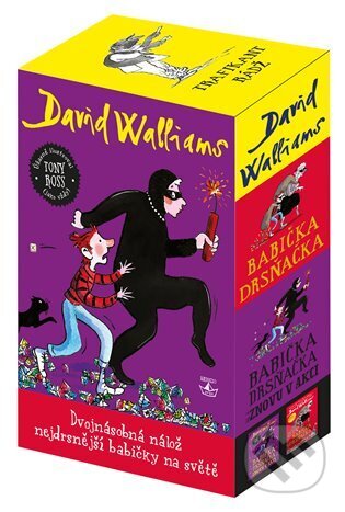 Kniha: Box: Babička Drsňačka a Babička Drsňačka znovu v akci (David Walliams). Argo, 2025 Kniha: Box: Babička Drsňačka a Babička Drsňačka znovu v akci (David Walliams). Argo, 2025