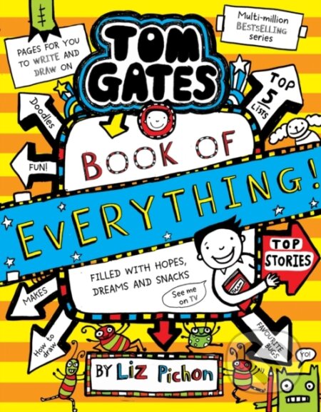 Kniha: Tom Gates: Book of Everything (Liz Pichon). Scholastic, 2025 Kniha: Tom Gates: Book of Everything (Liz Pichon). Scholastic, 2025