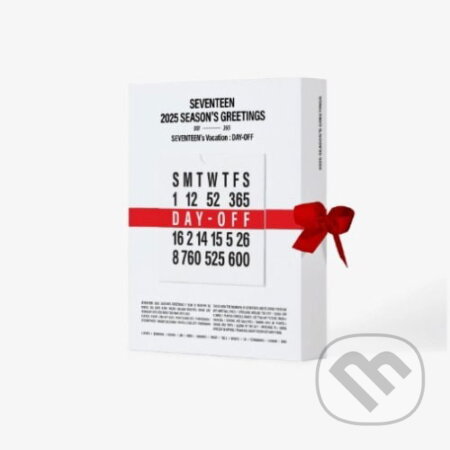 Hudební CD: Seventeen: Season's Greetings 2025 - Seventeen's Vacation Day-Off (MUSICPLANT POB edition) (Bertus). Bertus, 2024 Hudební CD: Seventeen: Season's Greetings 2025 - Seventeen's Vacation Day-Off (MUSICPLANT POB edition) (Bertus). Bertus, 2024