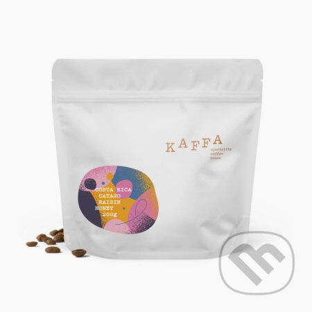 Kávy a čaje: KAFFA COSTA RICA CATAJO (zrnková) 200g (KAFFA). KAFFA, 2025 Kávy a čaje: KAFFA COSTA RICA CATAJO (zrnková) 200g (KAFFA). KAFFA, 2025
