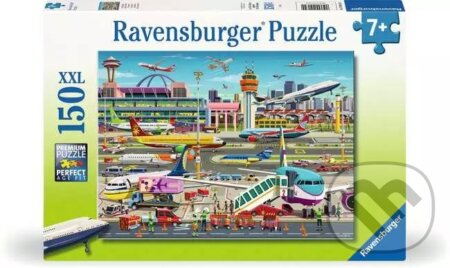 Puzzle: Letištní ruch (Ravensburger). Ravensburger, 2025 Puzzle: Letištní ruch (Ravensburger). Ravensburger, 2025