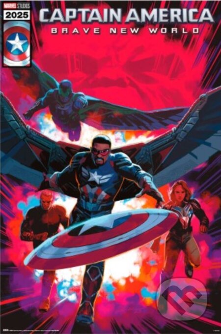 Plagát Marvel Comics - Captain America: Nový lepší svet (Captain America). Captain America, 2025 Plagát Marvel Comics - Captain America: Nový lepší svet (Captain America). Captain America, 2025