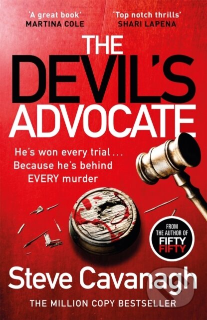 Kniha: The Devil’s Advocate (Steve Cavanagh). Orion, 2022 Kniha: The Devil’s Advocate (Steve Cavanagh). Orion, 2022