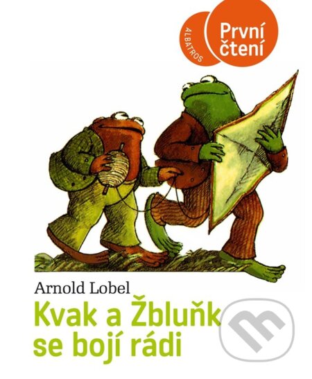 Kniha: Kvak a Žbluňk se bojí rádi (Arnold Lobel). Albatros CZ, 2025 Kniha: Kvak a Žbluňk se bojí rádi (Arnold Lobel). Albatros CZ, 2025