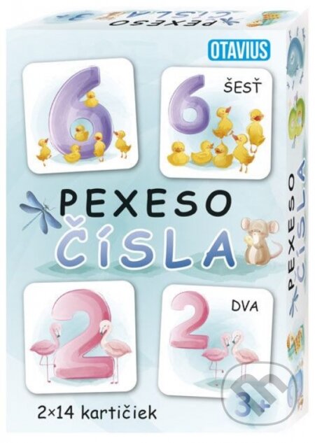 Společenská hra: Pexeso - Čísla (OTAVIUS). OTAVIUS, 2025 Společenská hra: Pexeso - Čísla (OTAVIUS). OTAVIUS, 2025